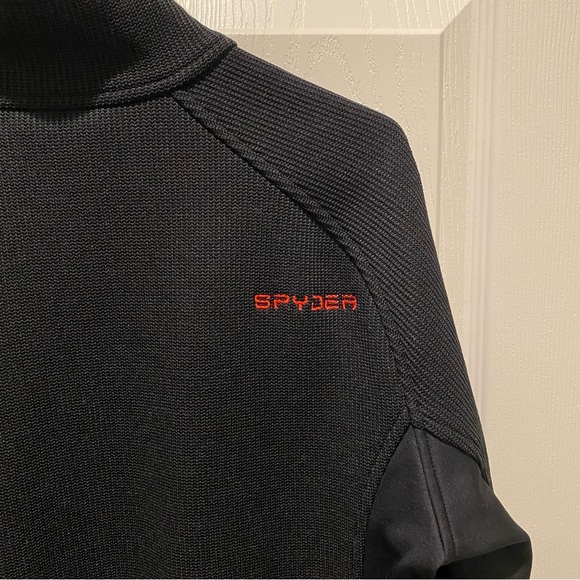 Men’s Large Spyder Half-Zip Fleece Pullover - Picture 15 of 16